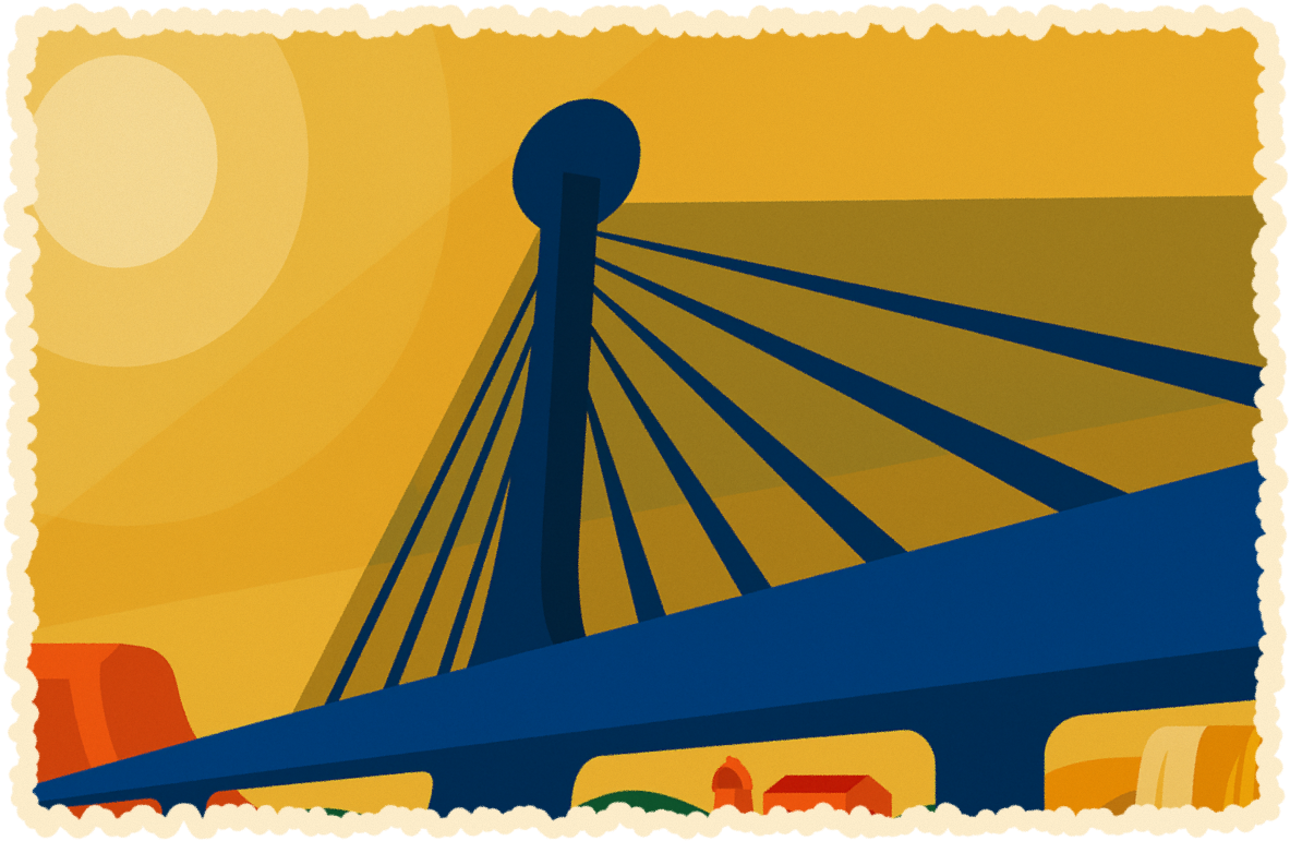 Ilustração de prédios